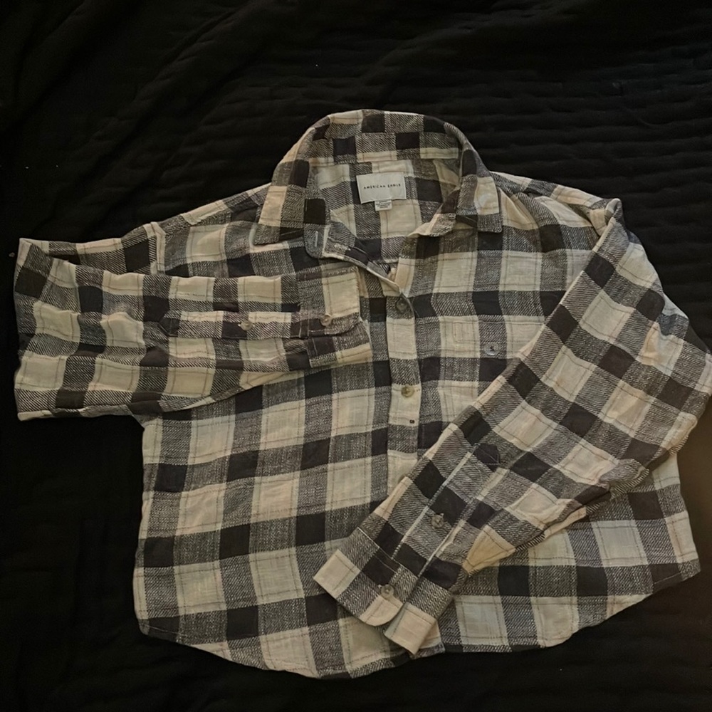 American Eagle flannel size S